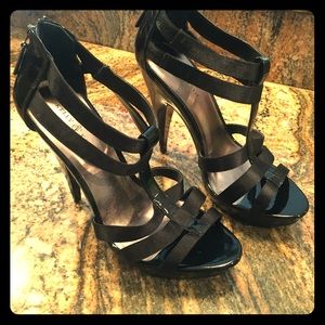 Sexy Black strappy heals- Never been worn